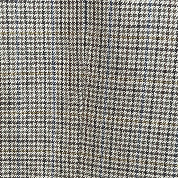 Bert Pulitzer Silk Wool Jacket Beige Multicolor Houndstooth Blazer Men’s Sz 46L - Picture 5 of 14